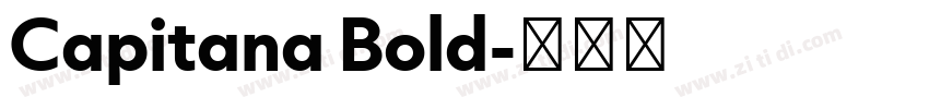 Capitana Bold字体转换